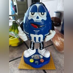 Blue M&M Halloween Candy Dispenser
